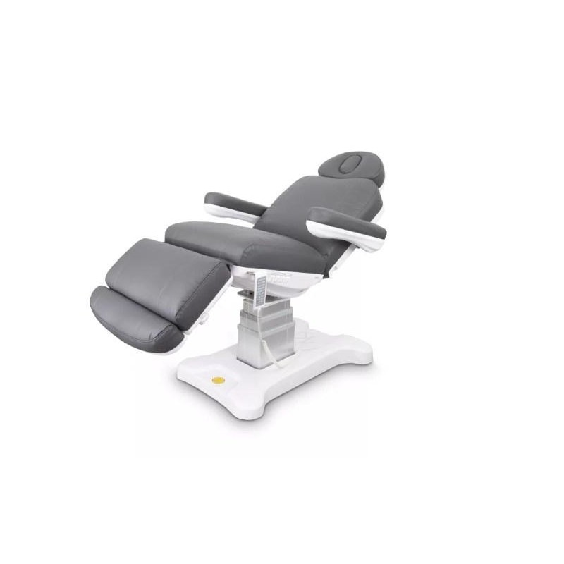 Fotel kosmetyczny UNICO Plus z podgrzewaniem grafitowy -Fotele kosmetyczne elektryczne- 